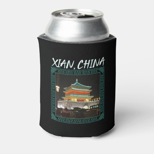 De oude Chinese klokkentoren Blikjeskoeler (Blikje Achterkant)