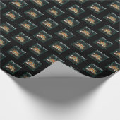 De oude Chinese klokkentoren Cadeaupapier (Hoek)