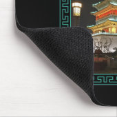De oude Chinese klokkentoren Muismat (Hoek)