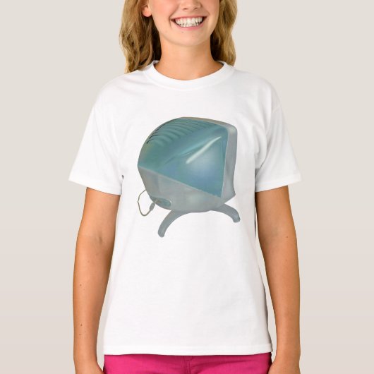 De oude CRT-computermonitor T-shirt (Voorkant)