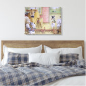 De oude dagen canvas afdruk (Insitu (Slaapkamer))