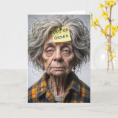 De oude dame wordt snel beter kaart (Gele Bloem)