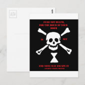 De oude Dood van de Vrees van het Gebed van Briefkaart (Voorkant / Achterkant)