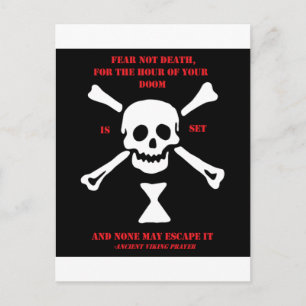 De oude Dood van de Vrees van het Gebed van Briefkaart