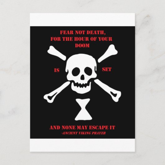 De oude Dood van de Vrees van het Gebed van Briefkaart (Voorkant)