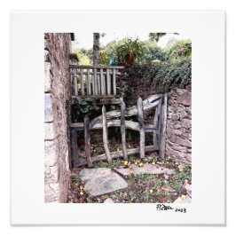 De Oude Doori in de oude wereld Foto Afdruk