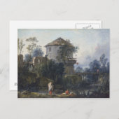 De oude Dovecote Briefkaart (Voorkant / Achterkant)