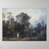 De oude Dovecote Poster (Voorkant)