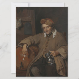De oude drinker (door Gabriel Metsu) Kaart