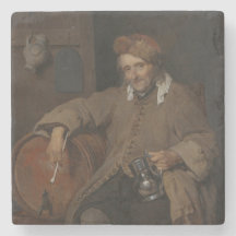 De oude drinker (door Gabriel Metsu)