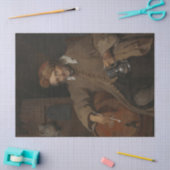 De oude drinker (door Gabriel Metsu) Tissuepapier (Craft)