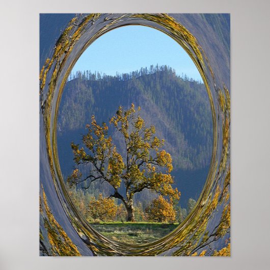 De oude eikenboom..... poster (Voorkant)