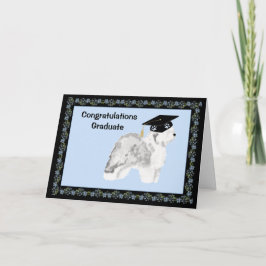 De oude Engelse Afstuderen van de Herdershond Kaart