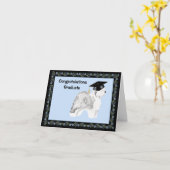 De oude Engelse Afstuderen van de Herdershond Kaart (Gele Bloem)