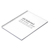 De oude Fashioned - de klassieke bourbon cocktail Notitieboek (Linkerzijde)