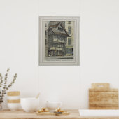De oude fontein in de Minories Poster (Keuken)