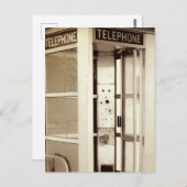 De oude Foto van de Boeken van de Telefoon Briefkaart (Voorkant / Achterkant)