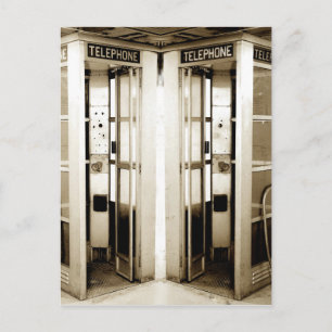 De oude Foto van de Boeken van de Telefoon Briefkaart