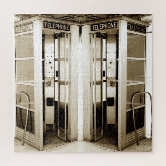 De oude Foto van de Boeken van de Telefoon Legpuzzel (Verticaal)
