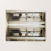 De oude Foto van de Boeken van de Telefoon Legpuzzel (Horizontaal)