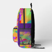 De oude gammele fiets Kinder tiener Bedrukte Rugzak (Rechts)