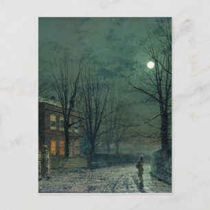 De oude gang onder Moonlight John Atkinson Grimsha Briefkaart