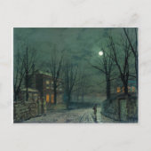 De oude gang onder Moonlight John Atkinson Grimsha Briefkaart (Voorkant)