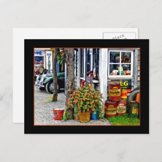 DE OUDE GARAGE - BRIEFKAART (Voorkant / Achterkant)