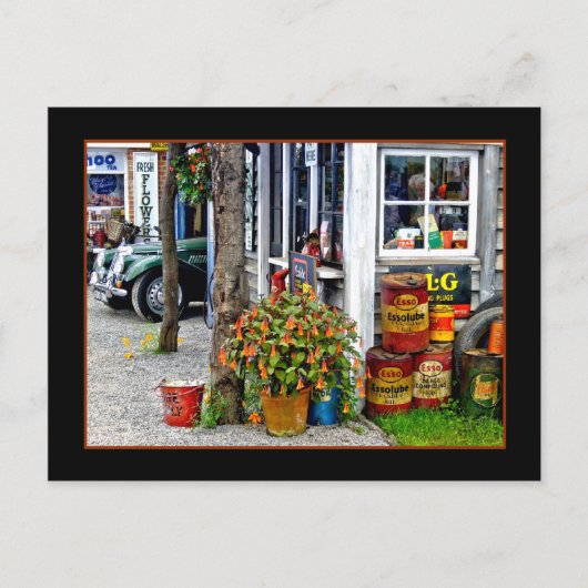 DE OUDE GARAGE - BRIEFKAART (Voorkant)