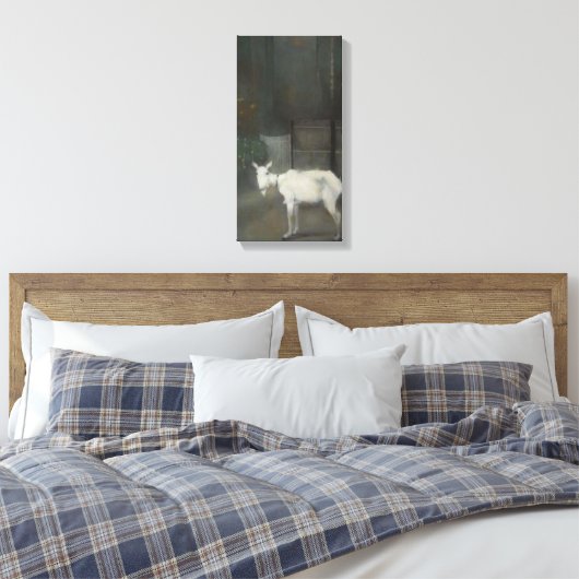 De oude geit (door Jan Mankes) Canvas Afdruk (Insitu (Slaapkamer))