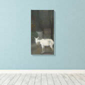 De oude geit (door Jan Mankes) Canvas Afdruk (Insitu (Houten vloer))
