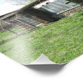 De oude geiten thuis foto afdruk (Hoek)