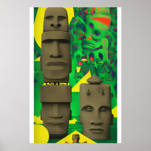 De oude goden zijn weer nieuw - Ken Gage Art Poster