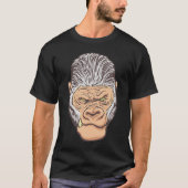De oude Gorilla is mijn dierlijk. T-shirt (Voorkant)