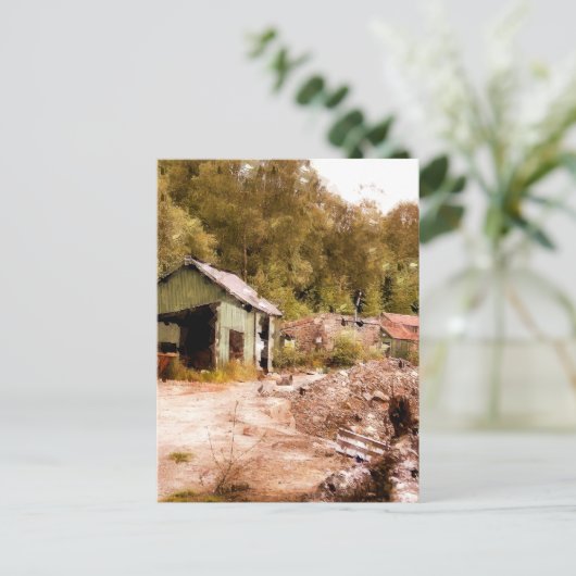 DE OUDE GOUDE MINE BRIEFKAART (Staand voorkant)