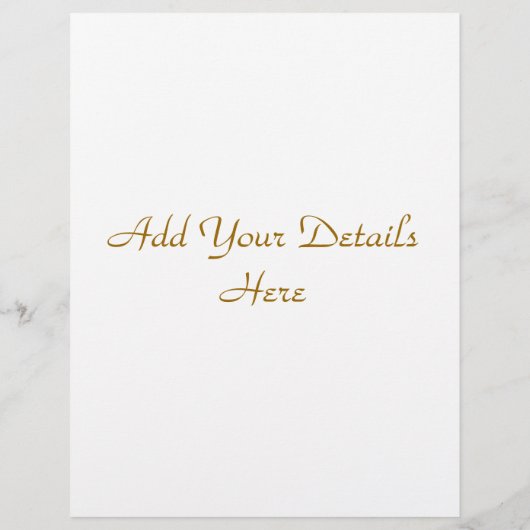 DE OUDE GOUDE MINE FLYER (Achterkant)