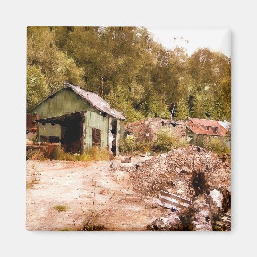 DE OUDE GOUDE MINE MAGNEET (Voorkant)