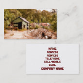 DE OUDE GOUDE MINE VISITEKAARTJE (Voorkant / Achterkant)