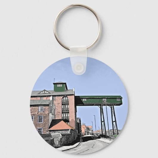 De oude graanschuur Wells Next The Sea Norfolk Sleutelhanger (Voorkant)