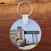 De oude graanschuur Wells Next The Sea Norfolk Sleutelhanger (Voorkant)