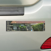 De oude Hasegawa-winkel Bumpersticker (Op auto)