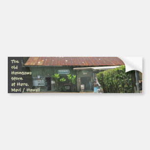 De oude Hasegawa-winkel Bumpersticker