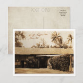 De oude Hasegawa-winkel op Maui Briefkaart (Voorkant / Achterkant)