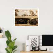 De oude Hasegawa-winkel Poster (Thuiskantoor)