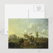 De oude haven van Genua Briefkaart (Voorkant / Achterkant)