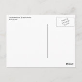 De oude Homestead Briefkaart (Achterkant)