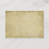 De oude Homestead - Prim Cards van het Certificaat (Achterkant)