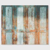 de oude houten deuren achtergrondse antiek,archite cadeaupapier (Vlak)