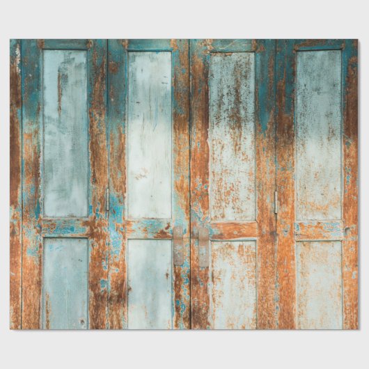 de oude houten deuren achtergrondse antiek,archite cadeaupapier (Vlak)