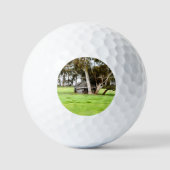 De oude houten hut golfballen (Voorkant)